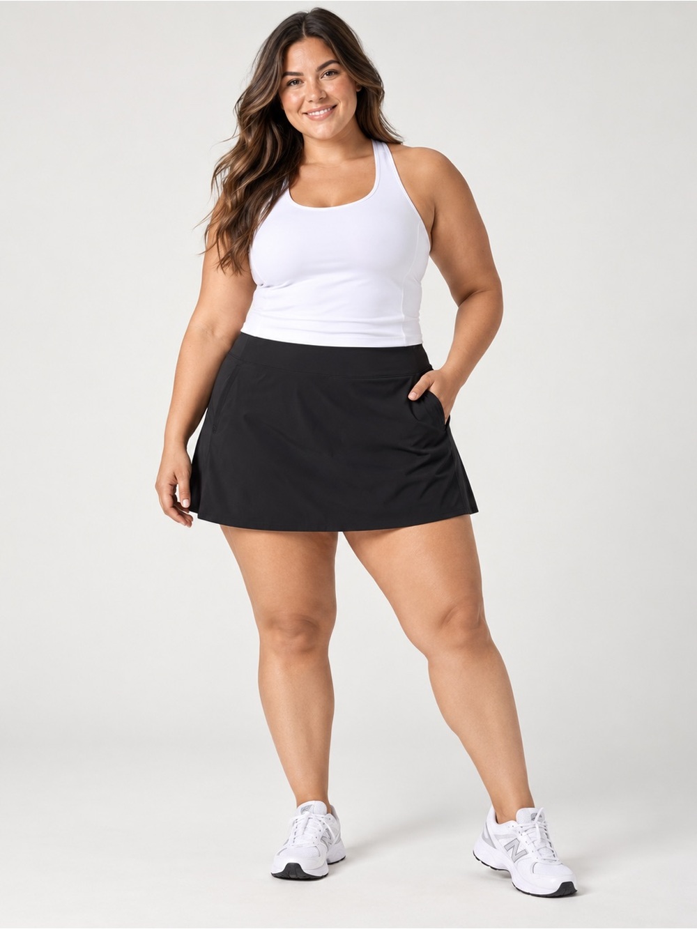 Athleta Black Athletic Tennis Golf Skort Size 16